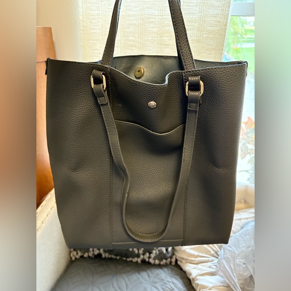 Elegant Gray Tote Bag
